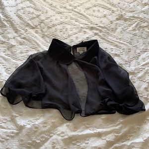 Unique Vintage sheer cape
